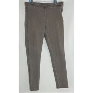 H&M Divided Light Grey Straight Leg Jeans Size 12